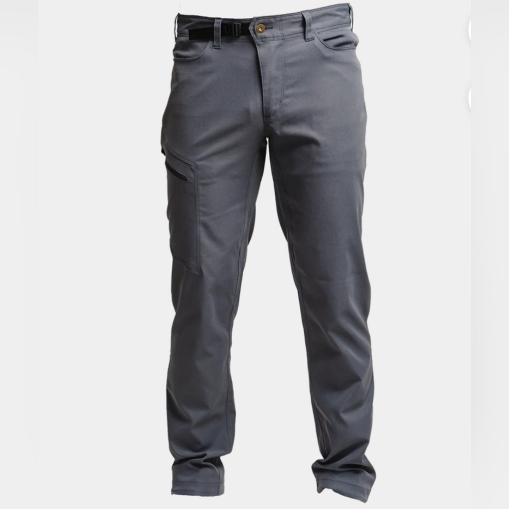 Outdoor Vitals Satu Hiking/Outdoor Pants Grey Zipper Mesh Side Vents 34W32L